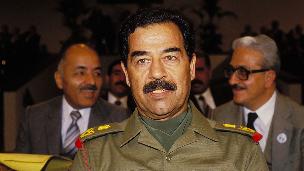 Getty Images تولى صدام حسين رئاسة العراق منذ عام 1979 وحتى الإطاحة به في عام 2003