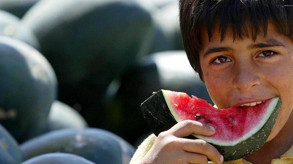 Getty Images | هناك رمزية للبطيخ لدى الفلسطينيين