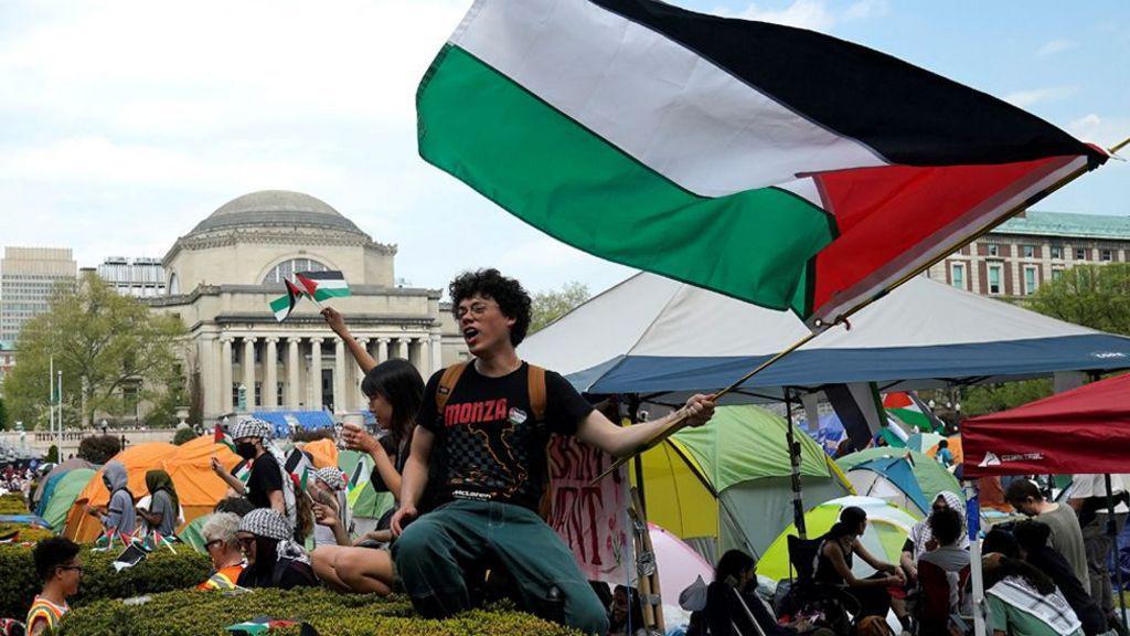 شهد عدد من الجامعات في الولايات المتحدة احتجاجات مؤيدة للفلسطينيين