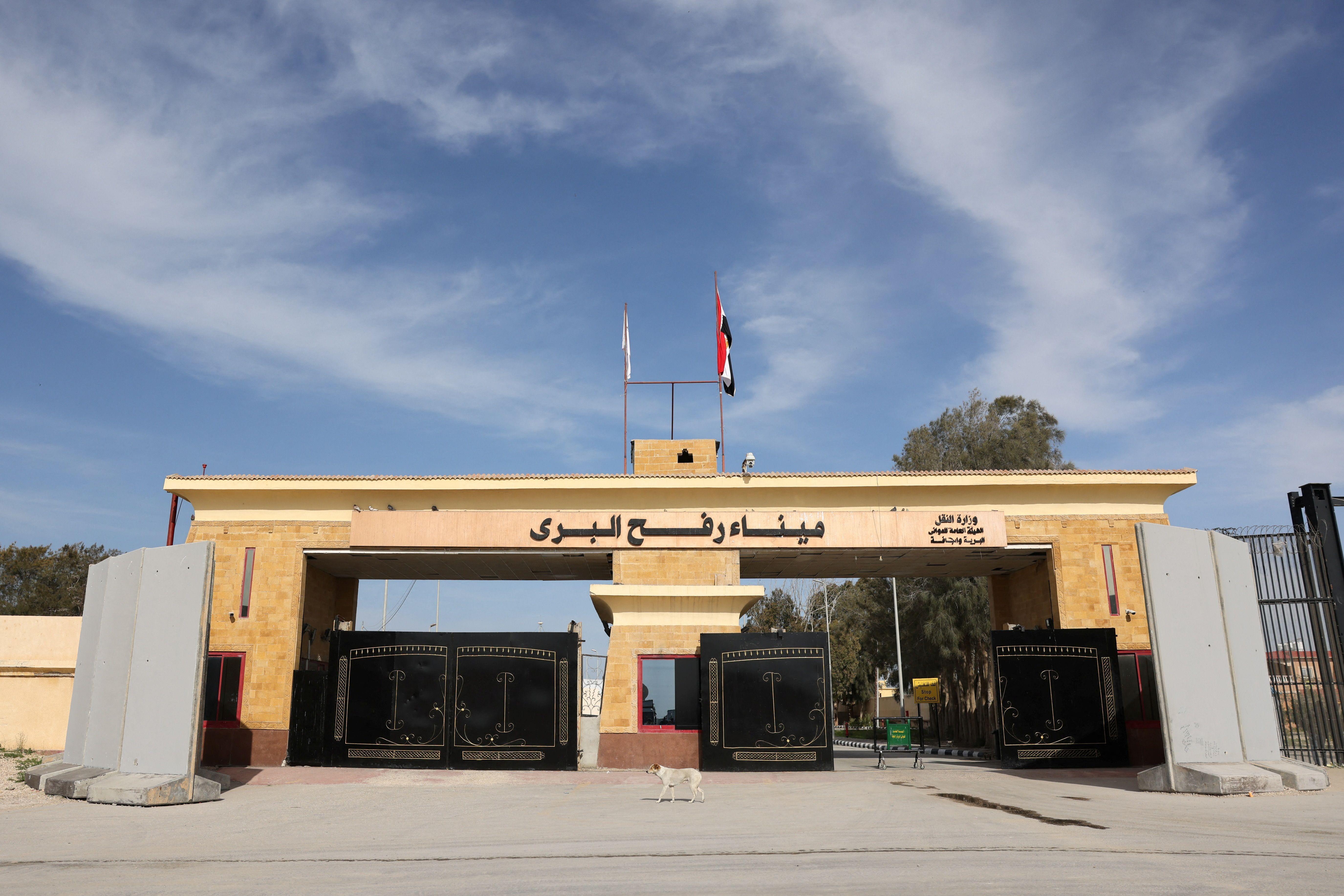 معبر رفح - فبراير/ شباط 2025 - Reuters