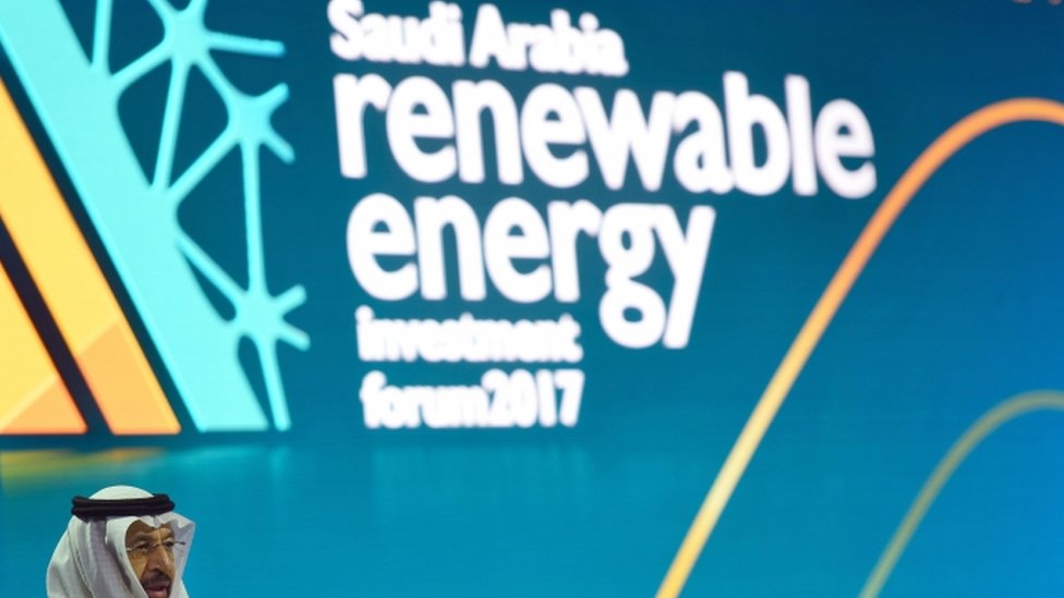 الفالح في افتتاح منتدى الاستثمار في الطاقة المتجددة
