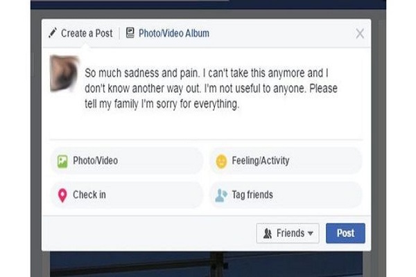 فيسبوك تقول إن لوغاريتماتها تبلغ عن أي رسائل تحمل أفكارا انتحارية 