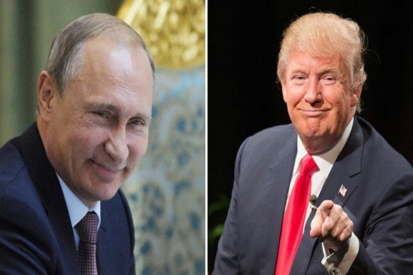 المرشح الجمهوري دونالد ترامب والرئيس الروسي فلاديمير بوتين