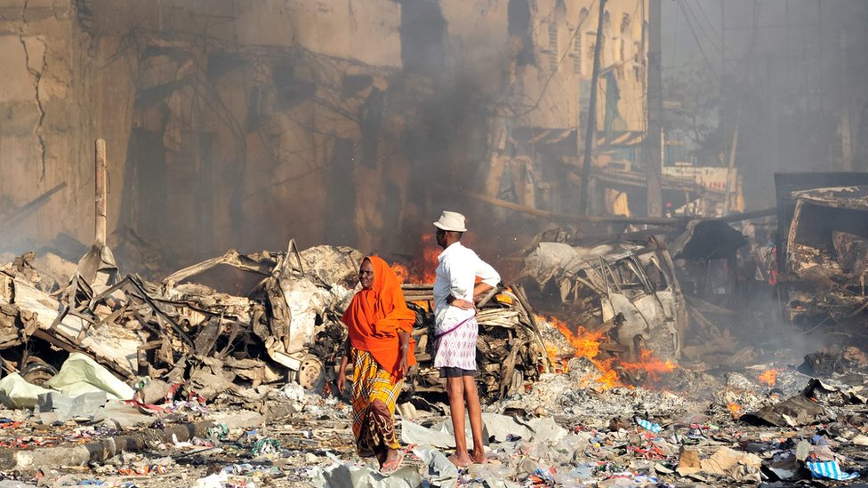 الصومال: ارتفاع عدد القتلى في تفجير مقديشو إلى 358