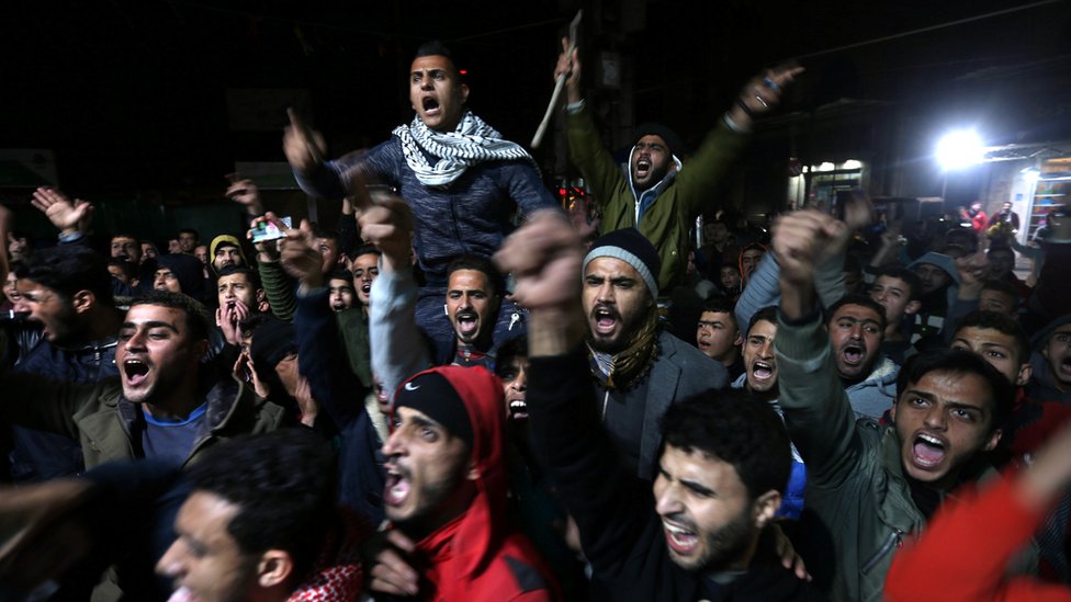 غضب عربي ودولي بعد اعلان ترامب اعترافة بالقدس عاصمة اسرائيل