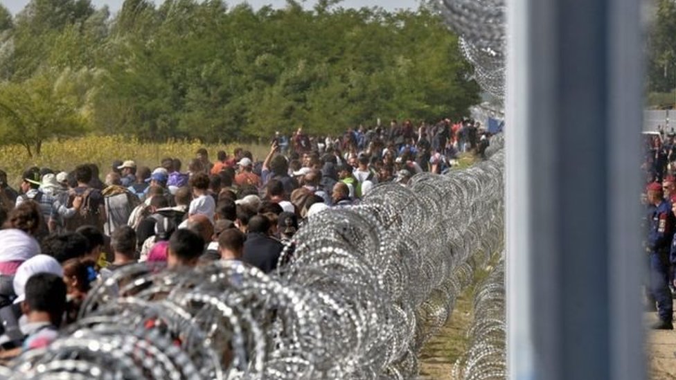 أقامت المجر أسيجة على حدودها في عام 2015 لوقف تدفق اللاجئين