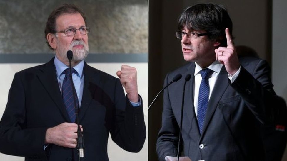 الزعيم الكتالوني بوجديمون يدعو الحكومة الاسبانية إلى حوار غير مشروط