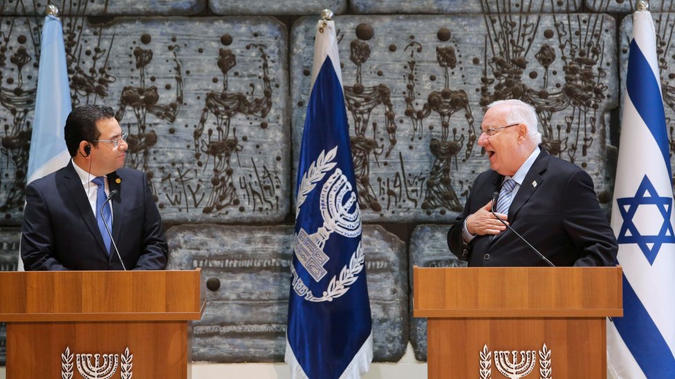 إسرائيل تشكر غواتيمالا على نقل سفارتها للقدس