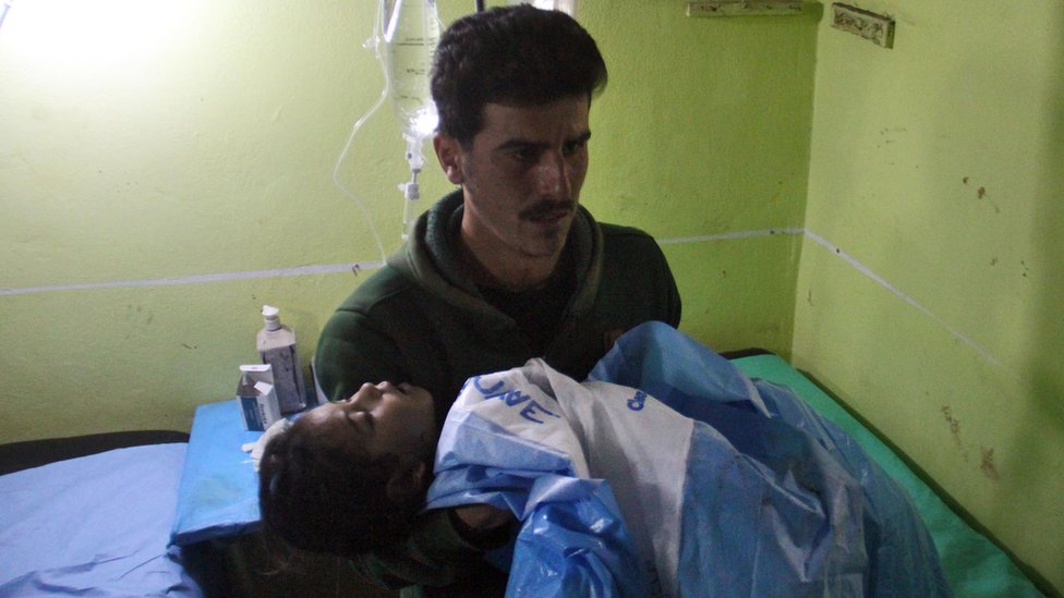 قتل 70 شخصاً خلال الهجوم الكيماوي في خان شيخون