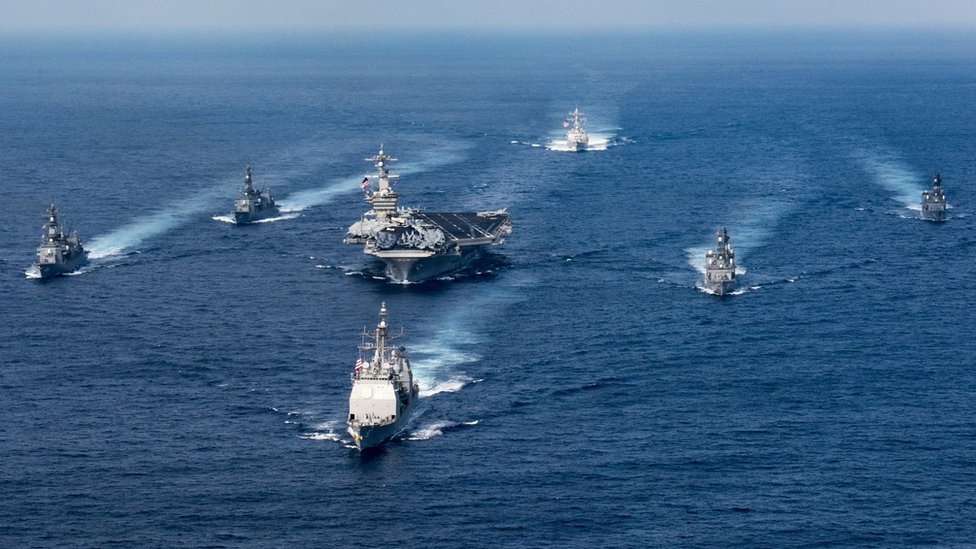 كوريا الشمالية ترى في نشر القطع البحرية الأمريكية استعدادا للغزو