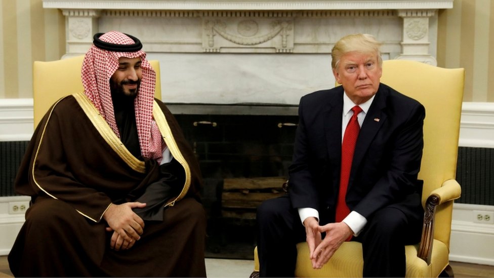 ترامب التقى ولي ولي العهد السعودية محمد بن سلمان في مارس/أذار