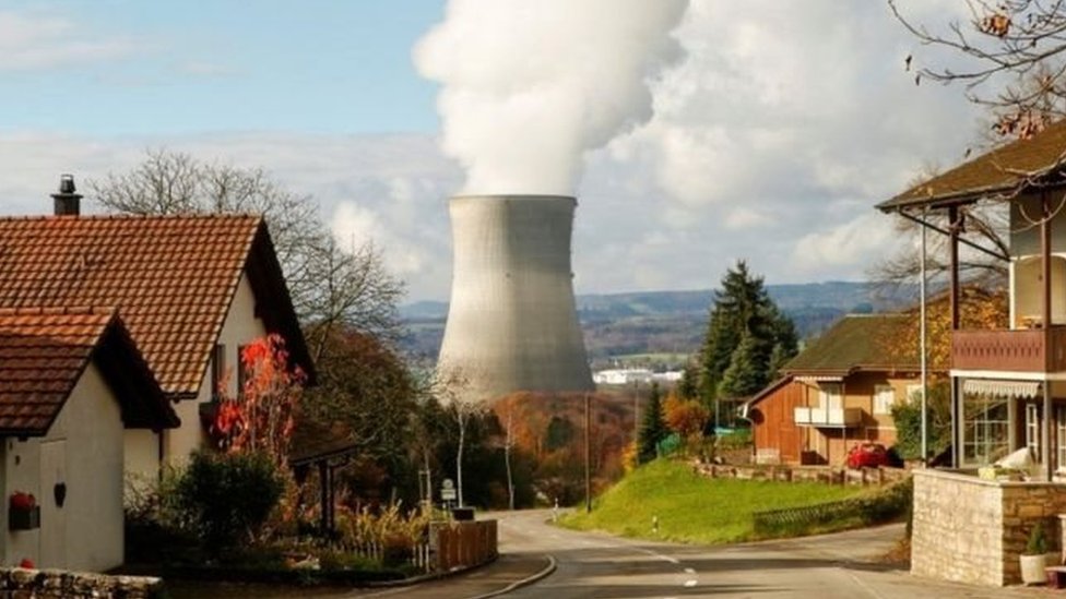 38% الطاقة في سويسرا تأتي من المفاعلات النووية الخمسة الموجودة في البلاد