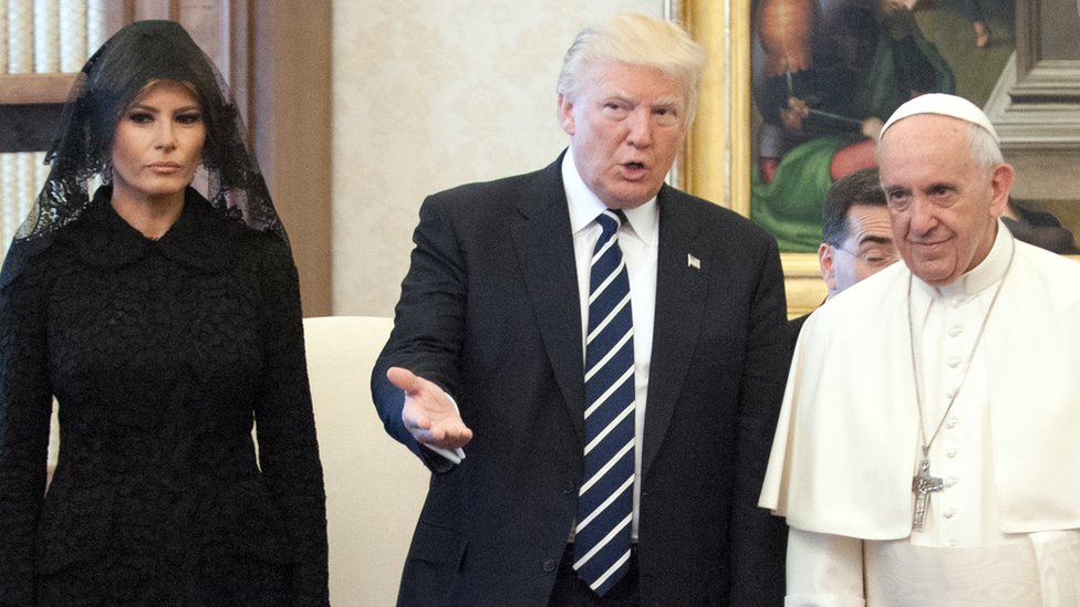 ترامب يلتقي البابا فرانسيس لأول مرة