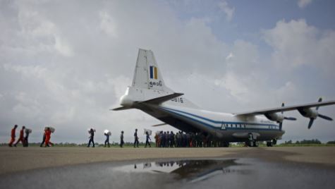 بورما تعلن اختفاء طائرة عسكرية على متنها أكثر من مئة شخص