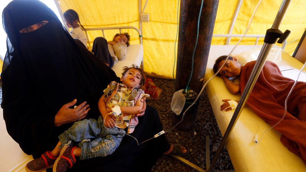حالات الكوليرا في اليمن 