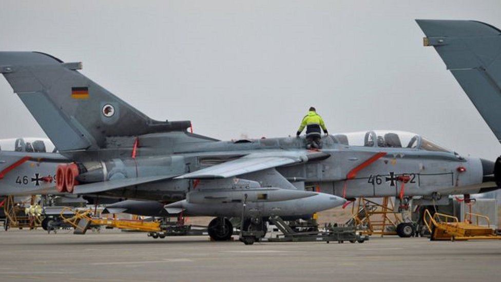 الطائرات الألمانية تشارك في الحملة على تنظيم الدولة الإسلامية