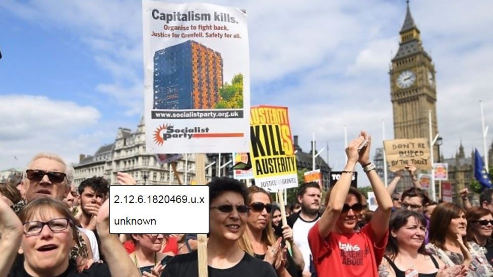 آلاف البريطانيين يتظاهرون في لندن ضد سياسات الحكومة التقشفية
