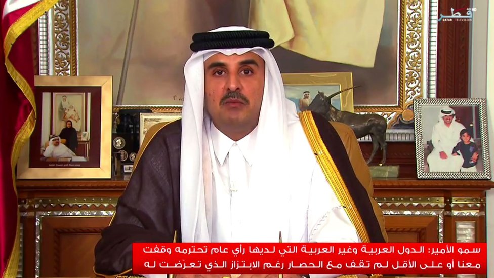 أمير قطر: أي حل للأزمة يجب أن يحترم سيادة الدول ودون إملاءات