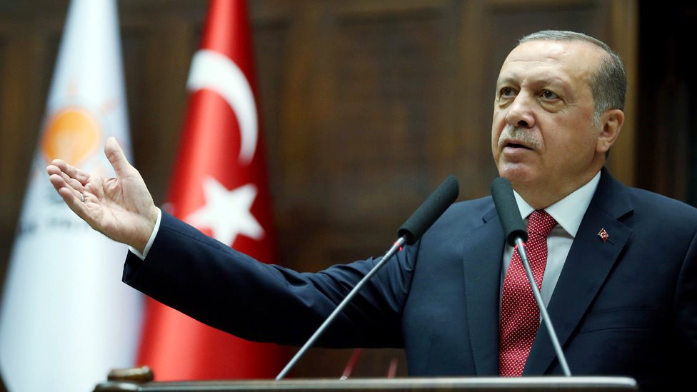 قال الرئيس التركي إن اسرائيل تحاول الاستحواذ على الأقصى من ايدي المسلمين بحجة محاربة الارهاب