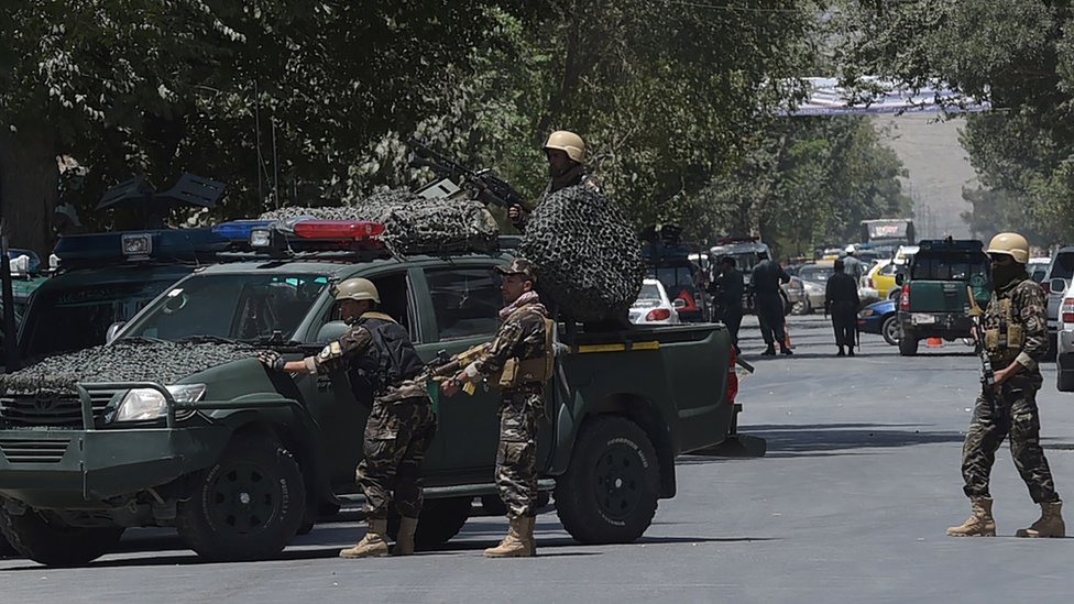 انفجارات قرب مقر السفارة العراقية في وسط كابول