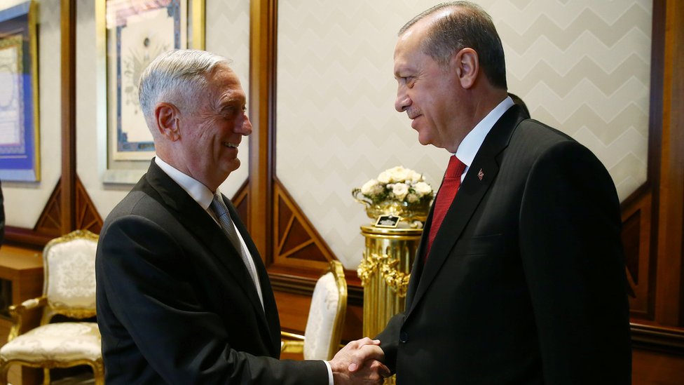 تسليح الاكراد واستفتاء كردستان العراق يخيمان على محادثات وزير الدفاع الأمريكي في تركيا