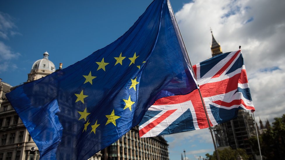 المعارضون لخروج بريطانيا من الاتحاد الأوروبي يحتجون في ساحة البرلمان