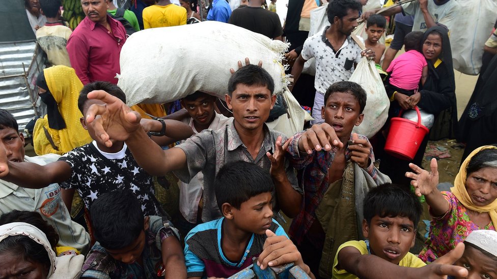 الشيخة حسينة رئيسة وزراء بنغلاديش تطالب سو تشي بإعادة اللاجئين إلى ميانمار