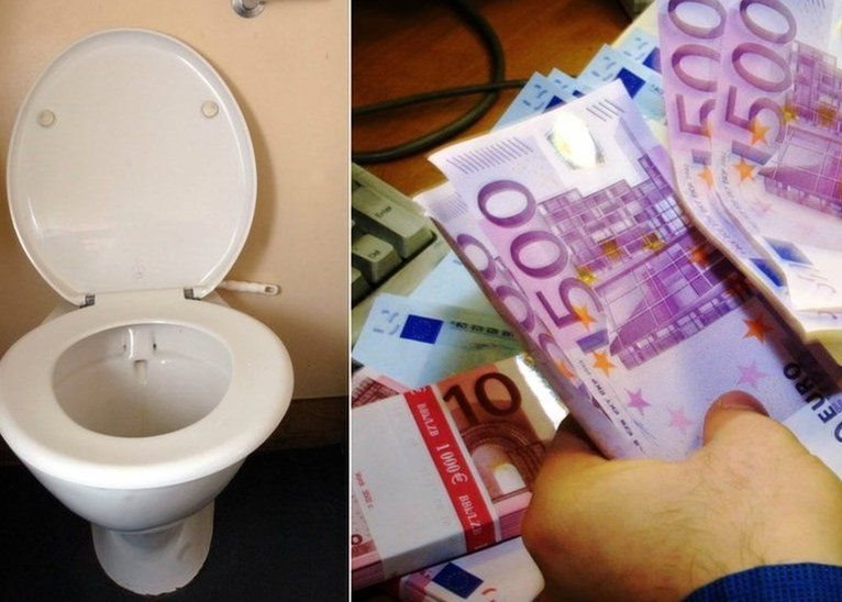 عشرات الآلاف من اليورو في مراحيض سويسرا