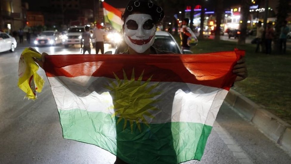 عبر الكثير من الأكراد عن فرحتهم بنتيجة الاستفتاء