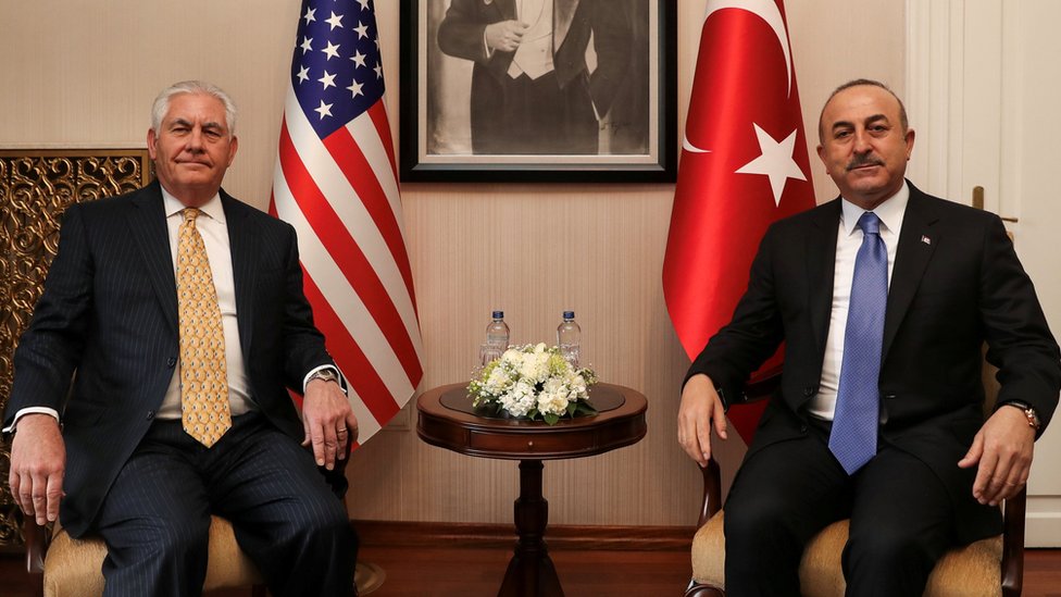 تيلرسون: أهداف الولايات المتحدة وتركيا في سوريا مشتركة