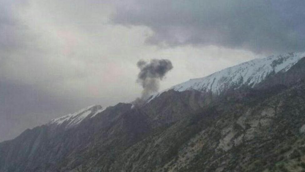 تحطم طائرة تركية خاصة قادمة من الإمارات جنوب غربي إيران