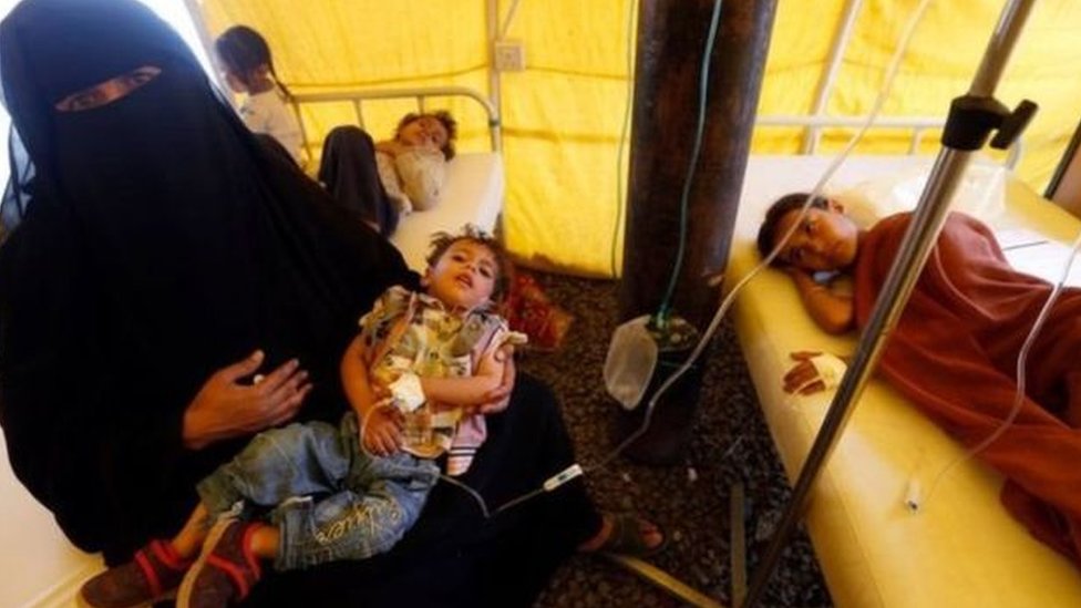 مخاوف من عودة تفشي الكوليرا باليمن خلال شهر رمضان