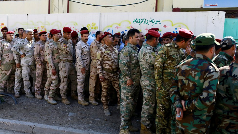قوات الأمن العراقية تصوت في أول انتخابات تشريعية بعد دحر تنظيم الدولة