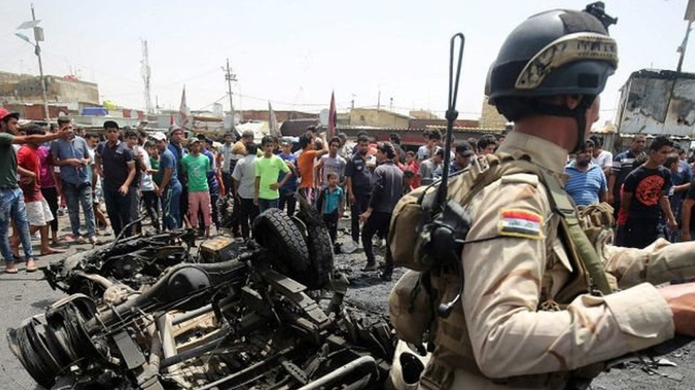 انفجار سابق في العاصمة العراقية، بغداد (أرشيف)