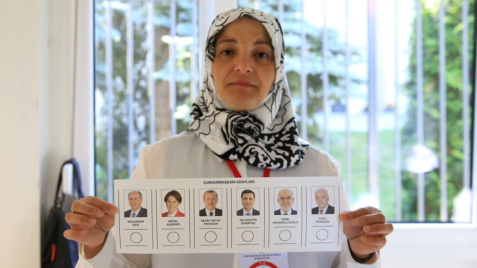 شارك تقريباً نصف الناخبين الأتراك المغتربين المؤهلين في الانتخابات الرئاسية والبرلمانية