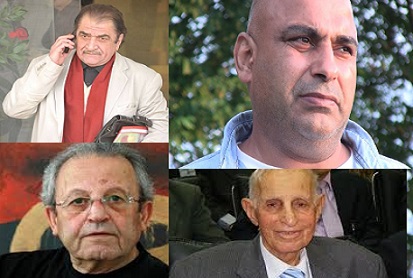  من اليسار الى يمين: شيركو، ناصر العطية، رافع الناصري وحسين الأمين
