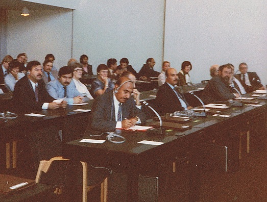 إحدى جلسات مؤتمر الأدب العربي - الفنلندي عام 1981