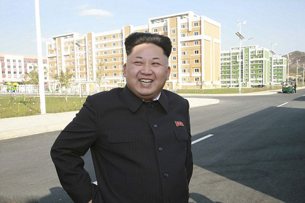الرئيس الكوري الشمالي كيم جونغ أون