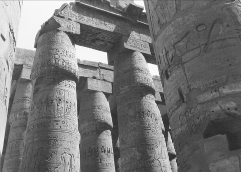 قاعة الاعمدة، الكرنك، مصر. حوالي 1290 ق. م