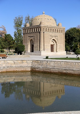 مشهد اسماعيل الساماني (892 -907)، بخارى. منظر عام