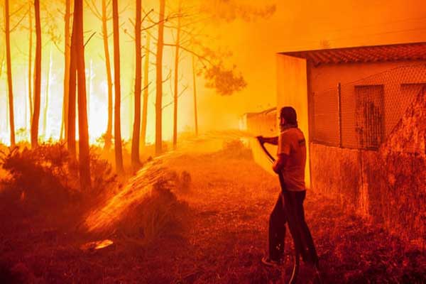 ساعد ستة آلاف من رجال الإطفاء السكان على مواجهة حرائق الغابات التي اندلعت في البرتغال في عام 2017، مما أسفر عن مقتل العشرات
