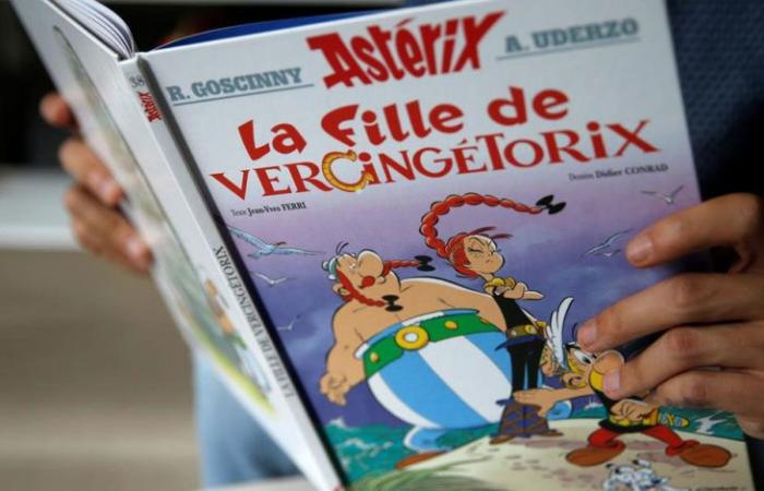 اكتشاف مسودة قصة غير منجزة ضمن مغامرات "أستيريكس"