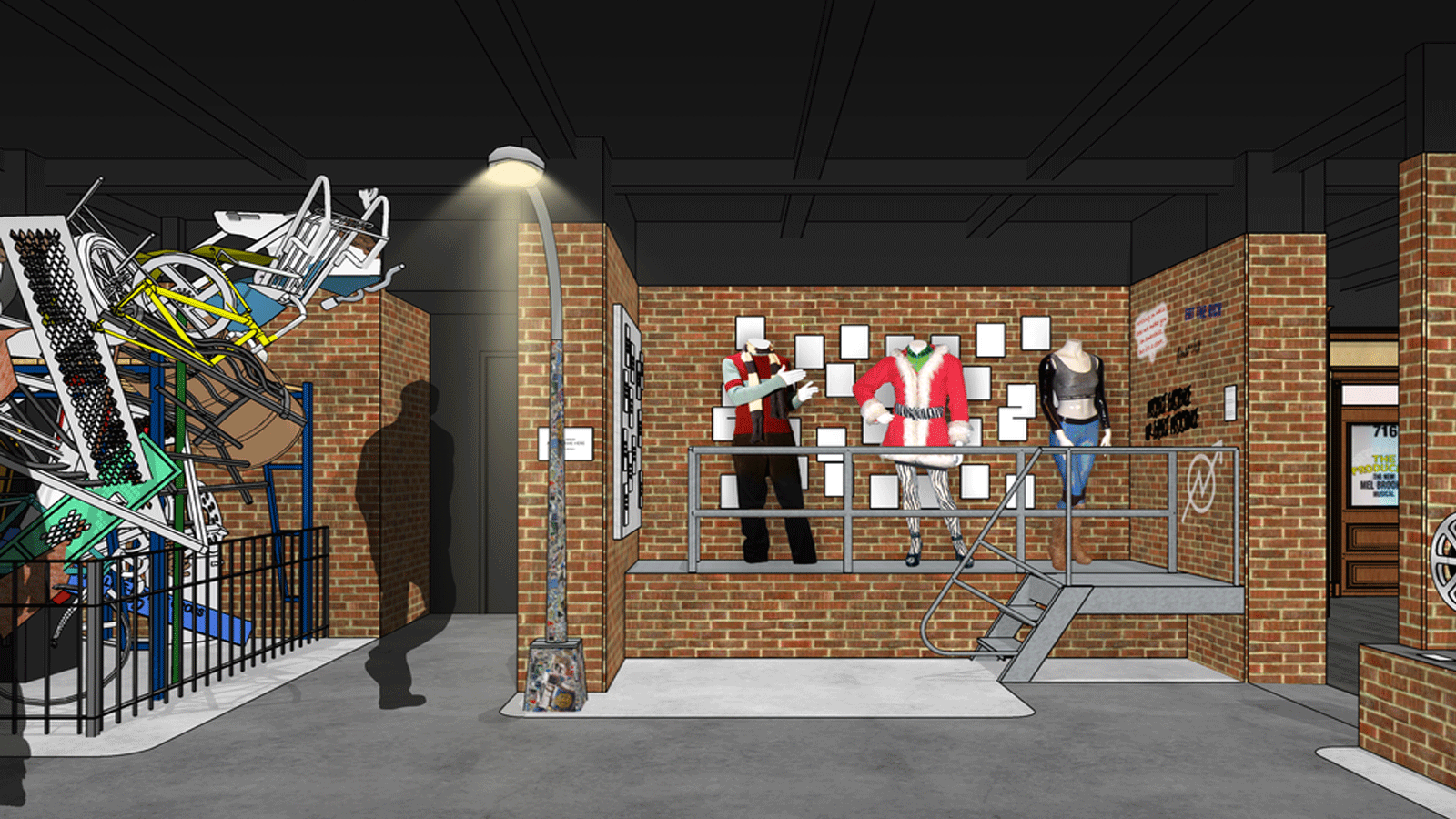 صورة لقسم من المعرض في المتحف(الصورة: متحف برودواي)