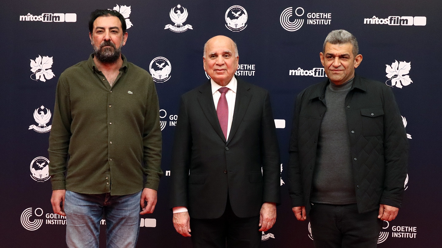 شاهد وزیر خارجیة العراق فیلم إخفاء صدّام في مهرجان دهوك لسينمائي الدولي