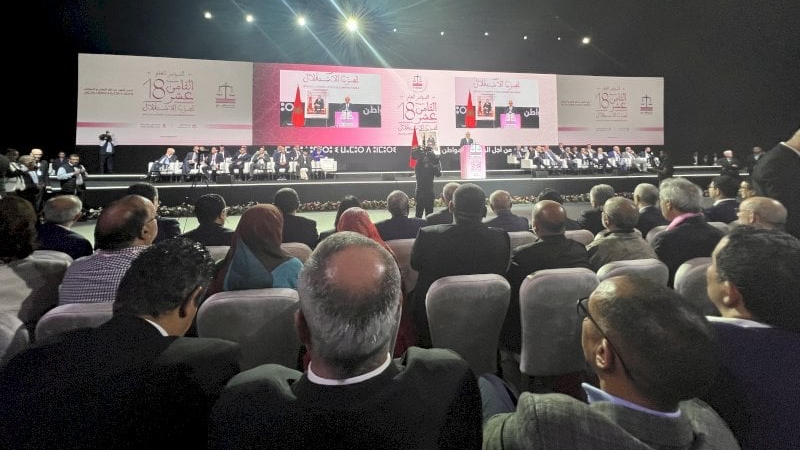 جانب من الجلسة الافتتاحية لمؤتمر حزب الاستقلال المغربي 