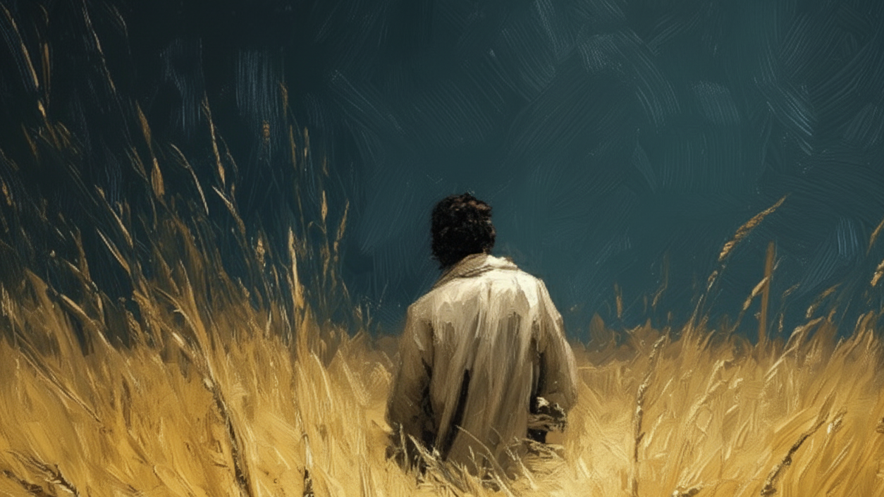 رسم غلاف الباكورة القصصية للكاتب عبد الكريم البليخ