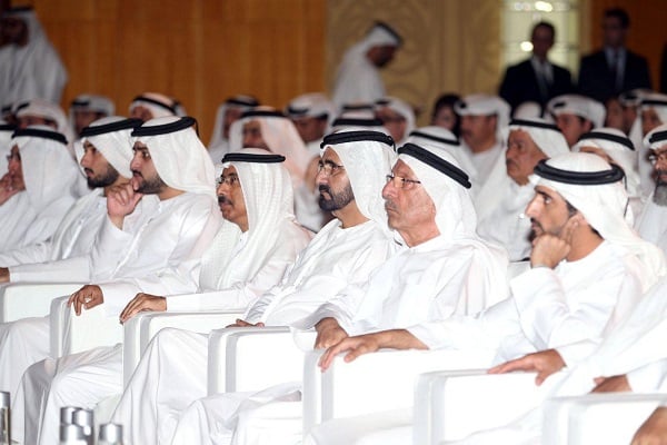 الشيخ محمد بن راشد خلال حفل إطلاق المبادرة