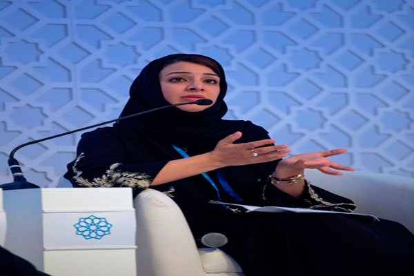ريم الهاشمي وزيرة دولة والعضو المنتدب للجنة الوطنية العليا لاستضافة إكسبو دبي الدولي 2020