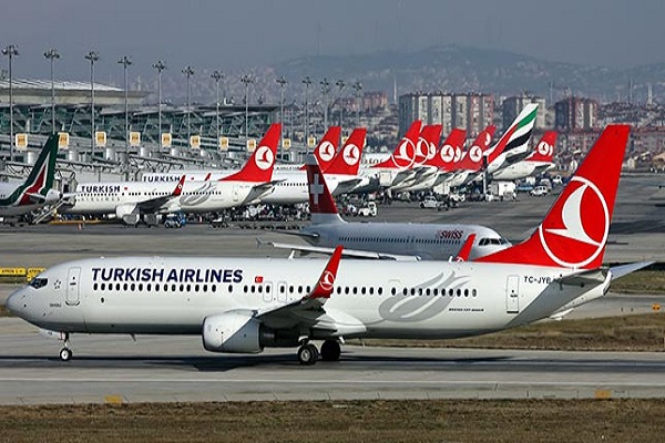 الخطوط الجوية التركية كانت حاضرة بقوة أيضًا