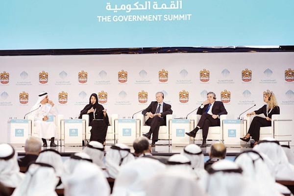 إحدى جلسات دورة سابقة من القمة الحكومية في دبي